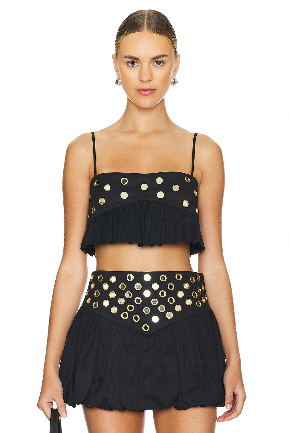Nora Sexy Camisole Vest High Waisted Skirt Women's Set